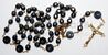 Rosary - faceted beads 8mm, table cut flowers 10mm