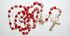 Rosary - pressed beads-hearts 6mm