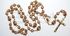 Rosary - faceted beads 8mm, table cut flowers 10mm