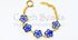 Flowers- 5beads -17mm